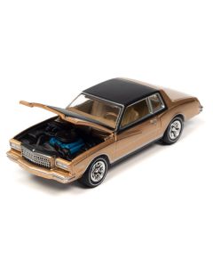 1980 Chevrolet Monte Carlo Light Camel Gold Metallic with Black Top and Hood Limited Edition to 3484 pieces Worldwide "OK Used Cars" 2023 Series 1/64 Diecast Model Car by Johnny Lightning