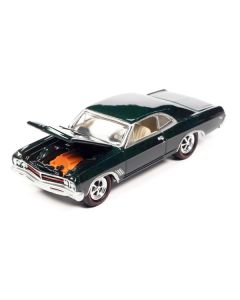 1967 Buick GS 400 Verde Green Metallic Limited Edition to 2524 pieces Worldwide "OK Used Cars" 2023 Series 1/64 Diecast Model Car by Johnny Lightning