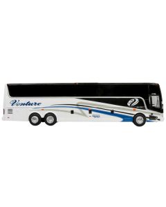 Van Hool TX45 Coach Bus "Venture Tours" White "The Bus & Motorcoach Collection" Limited Edition to 504 pieces Worldwide 1/87 (HO) Diecast Model by Iconic Replicas