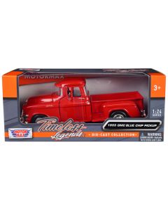 1955 GMC Blue Chip Pickup Truck Red "Timeless Legends" Series 1/24 Diecast Model Car by Motormax