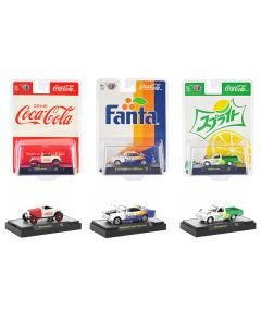 "Sodas" Set of 3 pieces Release 33 Limited Edition to 9250 pieces Worldwide 1/64 Diecast Model Car by M2 Machines