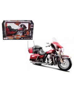 2013 Harley Davidson FLHTK Electra Glide Ultra Limited Red Bike 1/12 Diecast Motorcycle Model by Maisto