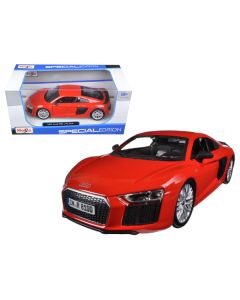 Audi R8 V10 Plus Red Special Edition 1/24 Diecast Model Car by Maisto