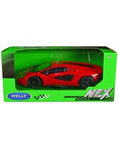 Lamborghini Countach LPI 800-4 Red "NEX Models" Series 1/24 Diecast Model Car by Welly