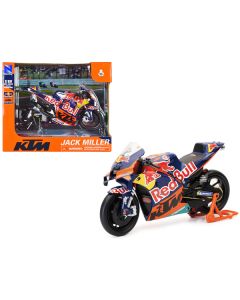 KTM RC16 Motorcycle #43 Jack Miller "Red Bull KTM Factory Racing" MotoGP World Championship (2023) 1/12 Diecast Model by New Ray