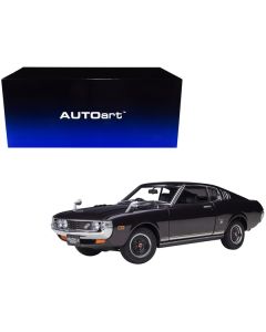 1973 Toyota Celica Liftback 2000GT (RA25) RHD (Right Hand Drive) Dark Purple Metallic 1/18 Model Car by Autoart