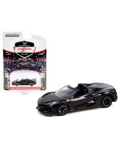 2020 Chevrolet Corvette C8 Stingray Convertible Black (Lot #3003) Barrett Jackson "Scottsdale Edition" Series 8 1/64 Diecast Model Car by Greenlight