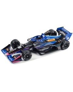 Dallara IndyCar #28 Romain Grosjean "DNSFilter" Andretti Autosport (Road Course Configuration) "NTT IndyCar Series" (2023) 1/18 Diecast Model Car by Greenlight