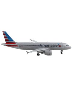 Airbus A320 Commercial Aircraft "American Airlines" Gray 1/400 Diecast Model Airplane by GeminiJets