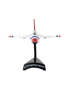 Lockheed Martin F-16 Fighting Falcon Fighter Aircraft "Thunderbirds" United States Air Force 1/126 Diecast Model Airplane by Postage Stamp