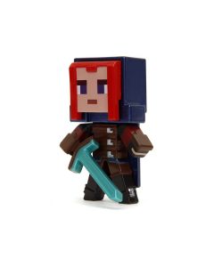 Set of 4 Diecast Figures "Minecraft Legends" Video Game "Metalfigs" Series Diecast Models by Jada