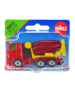 Cement Mixer Red and Yellow Diecast Model by Siku