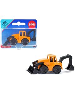 Backhoe Loader Yellow and Black Diecast Model by Siku