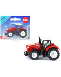 Mauly X540 Tractor Red with White Top Diecast Model by Siku