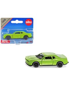 Dodge Challenger SRT Hellcat Green Metallic Diecast Model Car by Siku