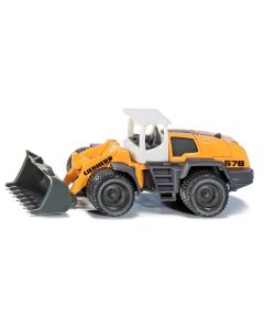 Liebherr 576 Wheel Loader Yellow with White Top Diecast Model by Siku