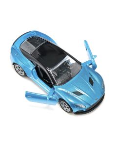 Aston Martin DBS Superleggera Blue Metallic with Black Top Diecast Model Car by Siku