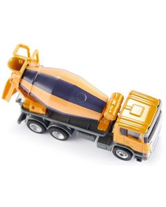 Scania Mixer Truck Yellow 1/87 (HO) Diecast Model by Siku