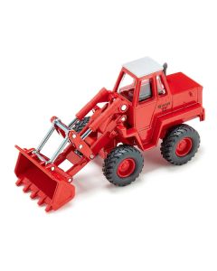 Kramer 411 Wheel Loader Red with White Top 1/50 Diecast Model by Siku