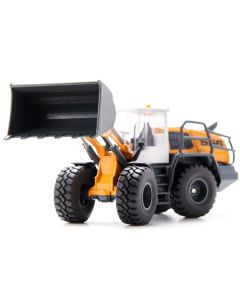 Liebherr L556 Wheel Loader Yellow with White Cabin 1/50 Diecast Model by Siku