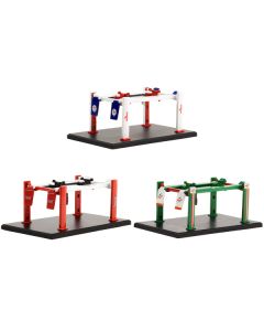 "Four-Post Lifts" Set of 3 pieces Series 5 1/64 Diecast Models by Greenlight