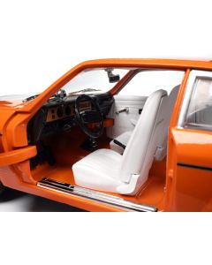 1973 Chevrolet Vega GT Bright Orange with White Stripes and Interior "Class of 1973" "American Muscle" Series 1/18 Diecast Model Car by Auto World