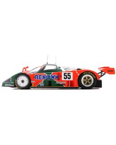 Mazda 787 B #55 Volker Weidler - Johnny Herbert - Bertrand Gachot Winner "24 Hours of Le Mans" (1991) with Acrylic Display Case 1/18 Model Car by Spark