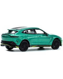 Aston Martin DBX Racing Green Metallic with Black Top 1/64 Diecast Model Car by Pop Race