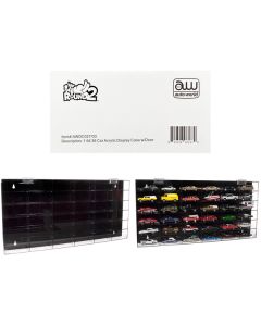 36 Car Acrylic Display Show Case for 1/64 Scale Models by Auto World