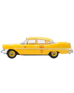 1959 Plymouth Belvedere Taxi Yellow "Tanner Yellow Cab Co." 1/87 (HO) Scale Diecast Model Car by Oxford Diecast