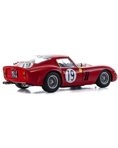 Ferrari 250 GTO #19 Pierre Noblet - Jean Guichet 2nd Place "24 Hours of Le Mans" (1962) 1/18 Diecast Model Car by Kyosho