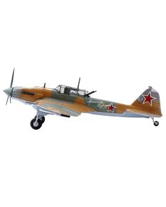 Ilyushin IL-2 Shturmovik Aircraft Camouflage "Alexander Suvorov Hero of the Soviet Union Lieutenant V.T. Aleksuhin 167th Guards Air Regiment 617 ShAP" (1943) Soviet Air Force 1/72 Diecast Model Airplane by Legion