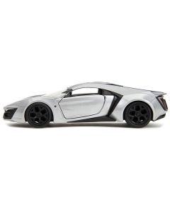 Lykan Hypersport Silver Metallic and Purple "Pink Slips" Series 1/32 Diecast Model Car by Jada