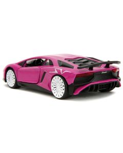 Lamborghini Aventador SV Pink "Pink Slips" Series 1/32 Diecast Model Car by Jada