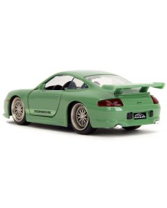 Porsche 911 GT3 (996) Green "Pink Slips" Series 1/32 Diecast Model Car by Jada