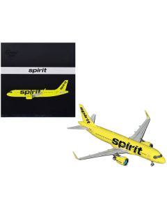 Airbus A320neo Commercial Aircraft "Spirit Airlines" Yellow "Gemini 200" Series 1/200 Diecast Model Airplane by GeminiJets