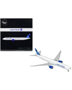 Boeing 777-300ER Commercial Aircraft "United Airlines" White with Blue Tail "Gemini 200" Series 1/200 Diecast Model Airplane by GeminiJets