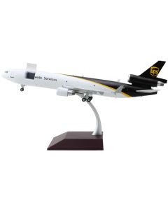 McDonnell Douglas MD-11F Commercial Aircraft "UPS Worldwide Services" White with Brown Tail "Gemini 200 - Interactive" Series 1/200 Diecast Model Airplane by GeminiJets