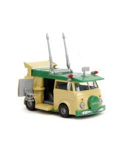 Party Wagon Green and Beige "Teenage Mutant Ninja Turtles" "Hollywood Rides" Series Diecast Model Car by Jada