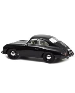 1952 Porsche 356 Coupe Black with White Interior 1/18 Diecast Model Car by Norev