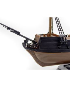 Level 2 Easy-Click Model Kit "The Black Diamond" Pirate Ship 1/350 Scale Model by Revell