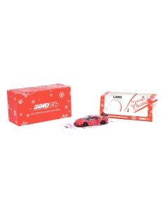 LBWK (Liberty Walk) F40 Red with Graphics "Christmas 2023 Special Edition" 1/64 Diecast Model Car by Inno Models