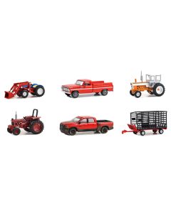 "Down on the Farm" Series Set of 6 pieces Release 8 1/64 Diecast Models by Greenlight