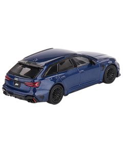 Audi RS6-R ABT Navarra Blue Metallic Limited Edition to 3240 pieces Worldwide 1/64 Diecast Model Car by Mini GT