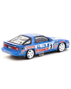 Toyota Supra Turbo (MA70) RHD (Right Hand Drive) #3 Geoff Lees "Macau Guia Race" (1989) Special Edition "Hobby64" Series 1/64 Diecast Model Car by Tarmac Works