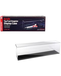 Acrylic Top Fuel Dragster Collectible Display Show Case for 1/24 Scale Model Cars by Auto World