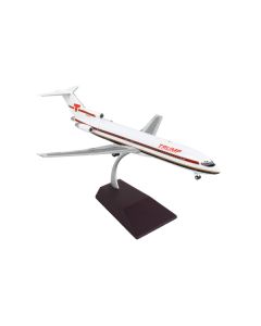 Boeing 727-200 Commercial Aircraft "Trump Shuttle" White with Red Stripes "Gemini 200" Series 1/200 Diecast Model Airplane by GeminiJets