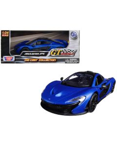 McLaren P1 Matt Metallic Blue 1/24 Diecast Model Car by Motormax