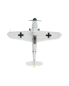 Messerschmitt BF 109F-4 Fighter Aircraft "Obt. Otto Kath Stab/JG 54 Staraya Russia Soviet Union" (1941) German Luftwaffe "Air Power Series" 1/48 Diecast Model by Hobby Master