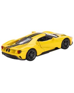 Ford GT Triple Yellow with Black Stripes Limited Edition to 1800 pieces Worldwide 1/64 Diecast Model Car by Mini GT